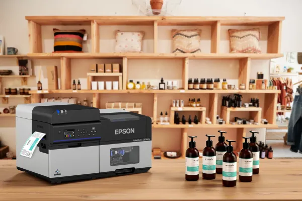 Starter Bundle Epson C8000 ColorWorks Inkjet Label Printer (Gloss) - Includes 1 Extra Ink Set, 1 Extra Maintenance Box and 1 Epson SITA Printer Replacement Warranty SKU: C31CL02A9991-EB 13 ColorWorks_CW-C8000_Lifestyle5