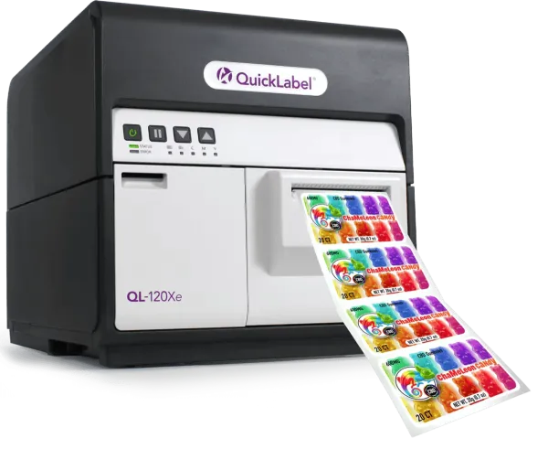 Quick Label QL-120Xe Inkjet Color Label Printer with 1 Year Warranty SKU: 42725300 4 QL-120Xe Printer 1