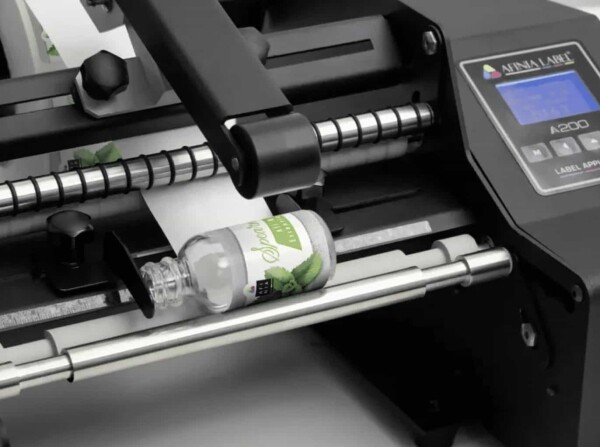Afinia A200 Bottle Label Applicator SKU: 37937 3 Afinia-A200-Bottle-LabelApplicator-Image2