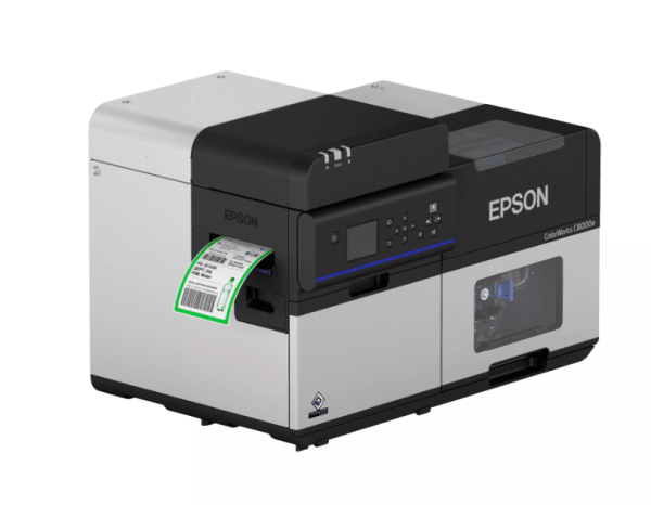 Starter Bundle Epson C8000 ColorWorks Inkjet Label Printer (Gloss) - Includes 1 Extra Ink Set, 1 Extra Maintenance Box and 1 Epson SITA Printer Replacement Warranty SKU: C31CL02A9991-EB 7 Epson C8000 Color Label Printer 1