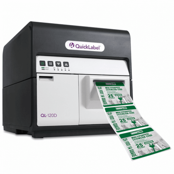 Quick Label QL-120D Inkjet Color Label Printer with 1 Year Warranty SKU: 42725600 3 QL-120D Printer 2