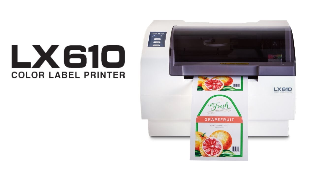 Primera LX610 & PTCreate Pro Software Bundle Color Label Printer with Plotter / Cutter SKU: LX610-ptcreatepro