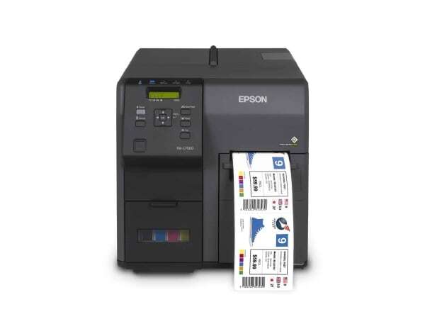 Wireless Enabled Epson Inkjet Color Label Printer ColorWorks C7500 (Gloss) SKU: C31CD84311-WB