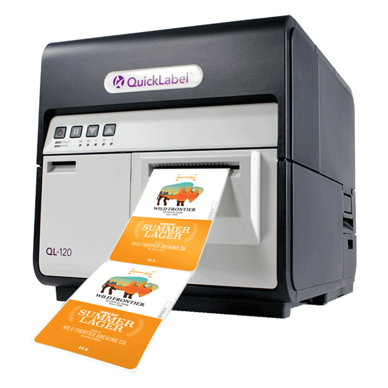 Quick Label QL-120X Inkjet Color Label Printer with 1 Year Warranty