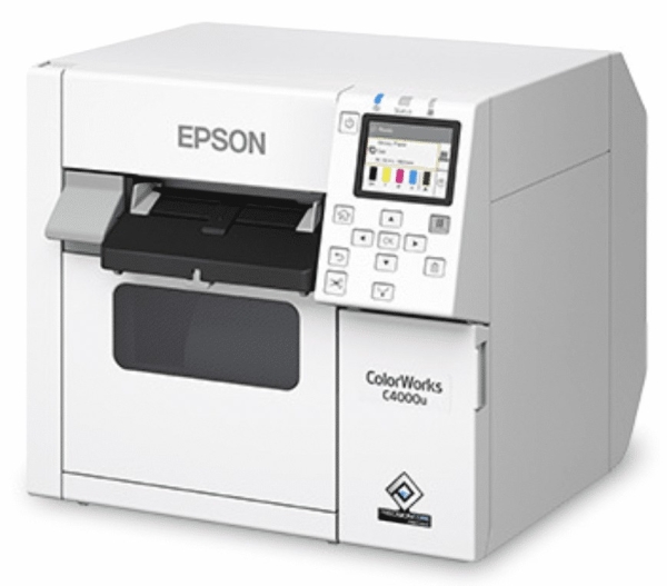 Epson ColorWorks C4000 Color Label Printer Side Image