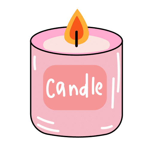 Color Label Printers scented candle