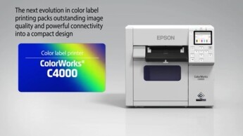Epson ColorWorks C4000 Inkjet Label Printer (Gloss)
