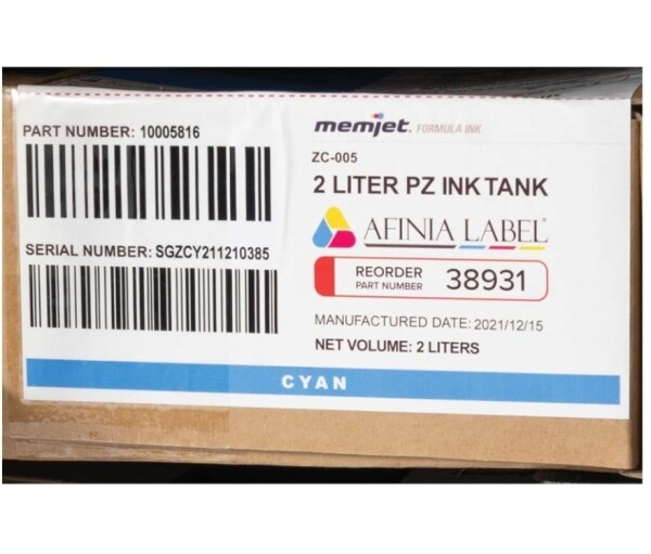 Afinia X350 2 Liter Ink (Cyan)