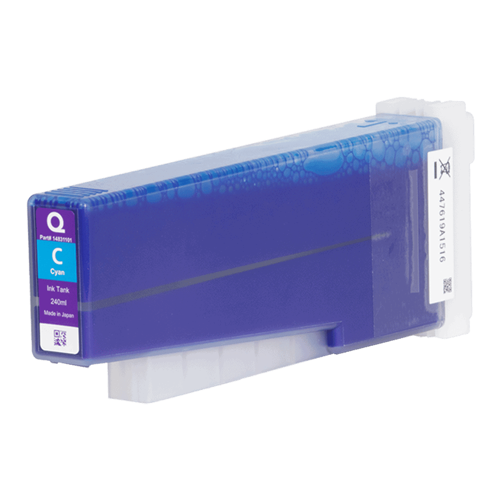 QuickLabel QL-120X Cyan Ink Cartridge - INK-CK SKU: 14731301 1 QuickLabel QL-120X Cyan Ink Cartridge