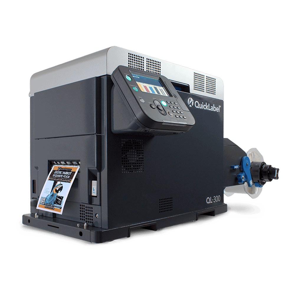Quick Label QL-300s (120V) Toner CMYK + White Color Label Printer SKU: 1003-0000004 4 quicklabel ql 300 printer