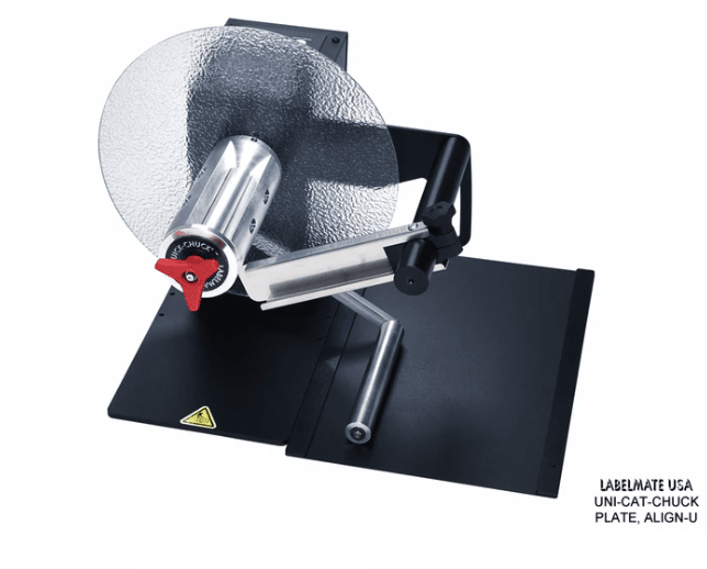 Labelmate Align-U Printer Plate for Multiple Rewinders / Unwinders and Printer Combos SKU: 81-112-0001 7 Labelmate Align-U universal printer plate 7