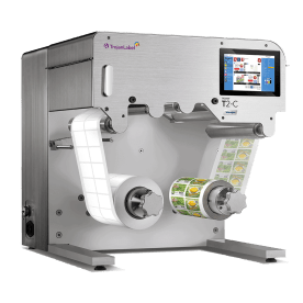 *Refurb* TrojanLabel T2-C Tabletop Press Label Printer SKU: 10000152 2 TrojanLabel T2-C STD Tabletop Press Color Label Printer Front View
