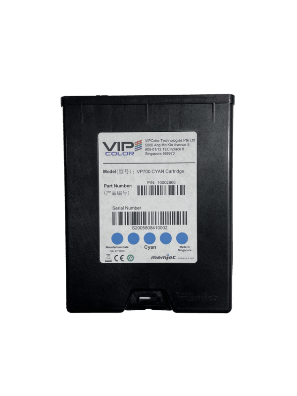 VIPColor VP610 Cyan Ink Cartridge 1 VIPColor VP610 Cyan Ink Cartridge