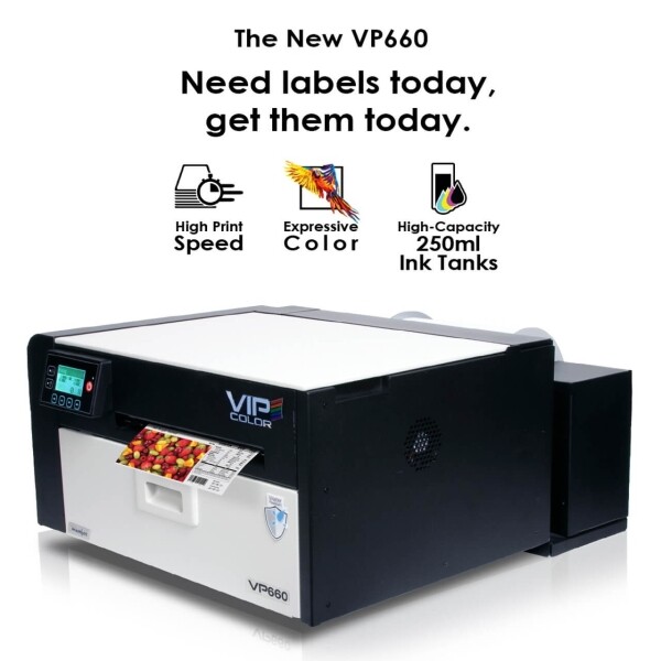 VIPColor VP660 Color Label Printer 4 VP660 Printer 4