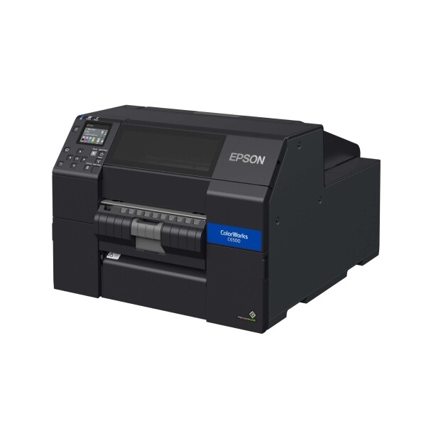 Epson ColorWorks CW-C6500P Gloss Color Inkjet Label Printer with Peel and Present SKU: C31CH77A9971 3 Epson C6500P Printer 1