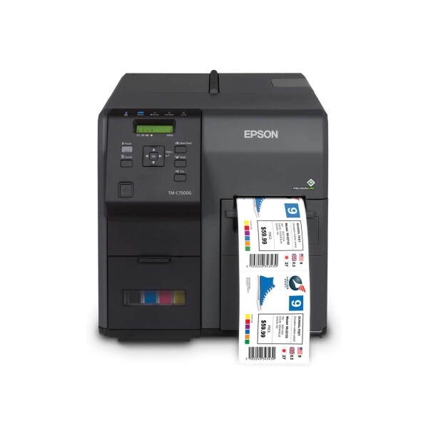Epson ColorWorks C7500 Gloss Inkjet Color Label Printer SKU: C31CD84311 GTIN: 814420980107 2 Epson C7500G Printer 1