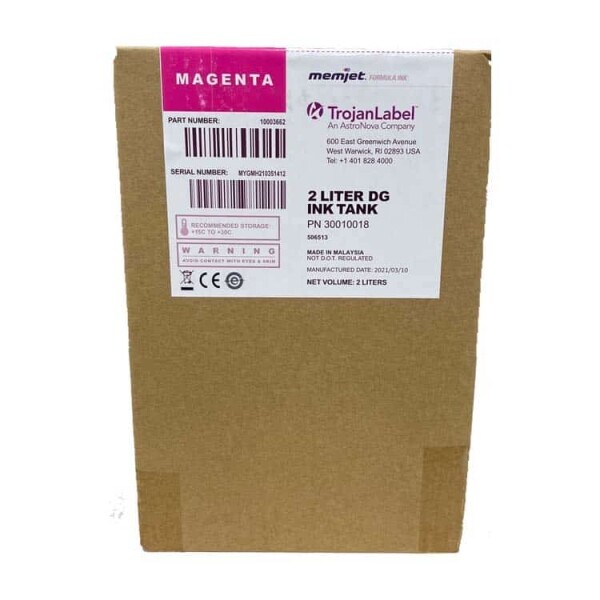 Trojan T2 / Trojan T2C / Trojan T3 STD Volume Press M Guthega Magenta Ink TrojanLabel INK-T2C-M-DG SKU: 30010018 1 trojan-t2-t2c-t3-volume-press-2l-magenta-ink-30010018