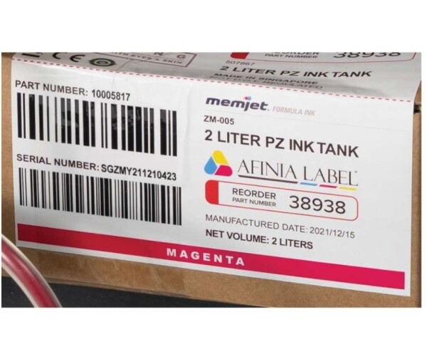 Afinia X350 2 Liter Ink - M Magenta