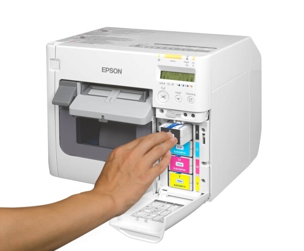 Epson ColorWorks C3500 Inkjet Color Label Printer SKU: C31CD54011 GTIN: 814420980046 4 Epson C3500 Printer 4
