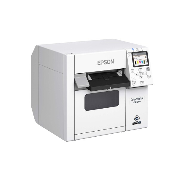 Epson C4000 / CW-C4000 ColorWorks Inkjet Label Printer (Gloss) SKU: C31CK03A9991 3 Epson C4000 Printer 5