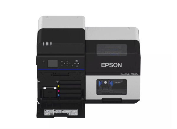 Starter Bundle Epson C8000 ColorWorks Inkjet Label Printer (Gloss) - Includes 1 Extra Ink Set, 1 Extra Maintenance Box and 1 Epson SITA Printer Replacement Warranty SKU: C31CL02A9991-EB 4 Epson C8000 Color Label Printer 4