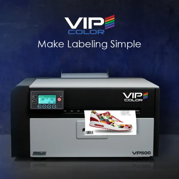 VIPCOLOR VP500 Bundle Color Label Printer w Ink & Unwinder SKU: VP-500Bundle 5 VIPCOLOR VP500 Bundle Color Label Printer w Ink & Unwinder SKU: VP-500Bundle - Image 5