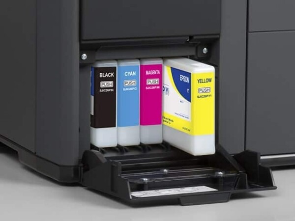 Wireless Enabled Epson ColorWorks C7500 (Matte) Inkjet Color Label Printer SKU: C31CD84011-WB 7 Epson CW C7500 Ink
