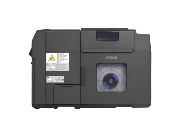 Wireless Enabled Epson ColorWorks C7500 (Matte) Inkjet Color Label Printer SKU: C31CD84011-WB 2 Side View of Epson Color Label Printer C7500