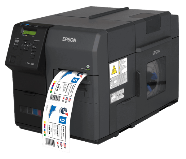 Epson ColorWorks C7500 Matte Inkjet Color Label Printer SKU: C31CD84011 GTIN: 814420980091 1 Epson ColorWorks C7500 Matte Inkjet Color Label Printer