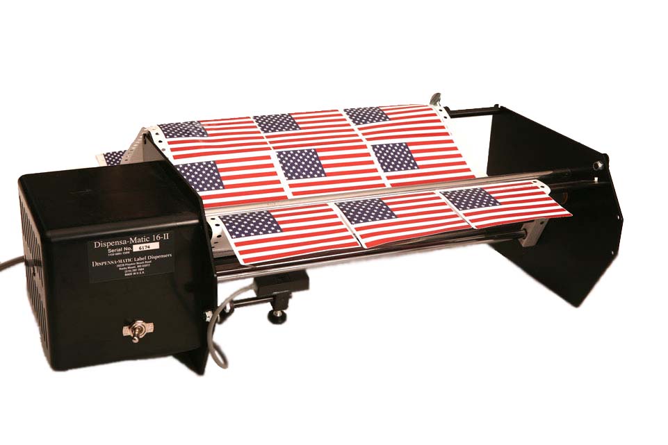 Dispensa-Matic DM 16 II Wide Format Label Dispenser with Switch, Up to 16" Wide SKU: Dispensa-Matic-16-II-Switch 1 Dispensa-Matic-16-II-Label-Dispenser-Main-Image