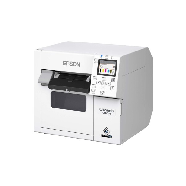 Epson C4000 / CW-C4000 ColorWorks Inkjet Label Printer (Gloss) SKU: C31CK03A9991 5 Epson C4000 Printer 2