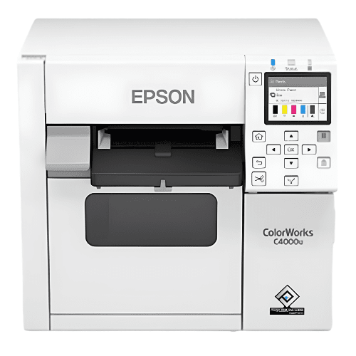 Starter Bundle Epson C4000 ColorWorks Inkjet Label Printer (Gloss) - Includes 1 Extra Ink Set, 1 Extra Maintenance Box and 1 Epson SITA Printer Replacement Warranty SKU: C31CK03A9991-EB 2 Starter Bundle Epson C4000 ColorWorks Inkjet Label Printer (Gloss) - Includes 1 Extra Ink Set, 1 Extra Maintenance Box and 1 Epson SITA Printer Replacement Warranty SKU: C31CK03A9991-EB - Image 2