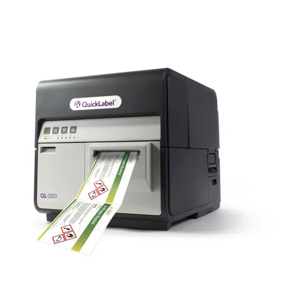 Quick Label QL-120De Inkjet Color Label Printer with 1 Year Warranty SKU: 42725700 2 QL 120D Printer