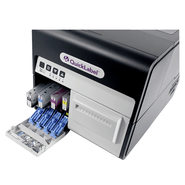 QuickLabel QL-120X Black Ink Cartridge - INK-KK SKU: 14731304 2 QuickLabel QL-120X Cyan Ink Cartridge