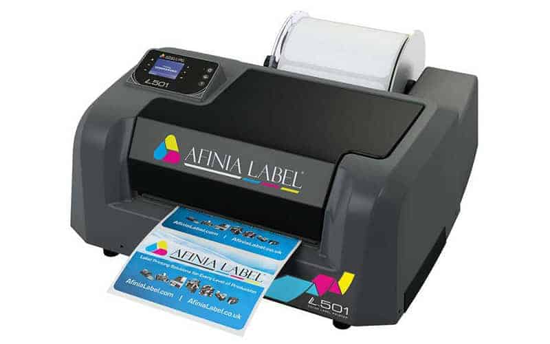 (Discontinued) Afinia L501 Duo Ink Color Label Printer (Dye Version) SKU: 31322 1 afinia-l501-dual-ink-dye-pigment-digital-label-printer-31322-29670
