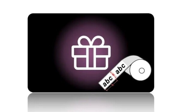 $1525 Gift Card for Blank Labels - 4"x6" Matte White Paper Labels 1 blank-label-gift-cards