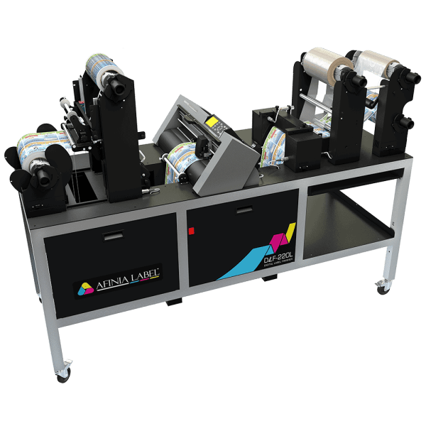 Afinia DLF-220L | 7.87" (200mm) Width | Digital Label Finisher SKU: 28053 GTIN: 678621130149 2 Afinia Afinia DLF-220L Digital Label Finisher Right Side View