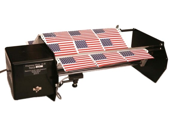 Dispensa-Matic DM 16 II Wide Format Label Dispenser with Switch, Up to 16" Wide SKU: Dispensa-Matic-16-II-Switch 1 Dispensa-Matic-16-II-Label-Dispenser-Main-Image