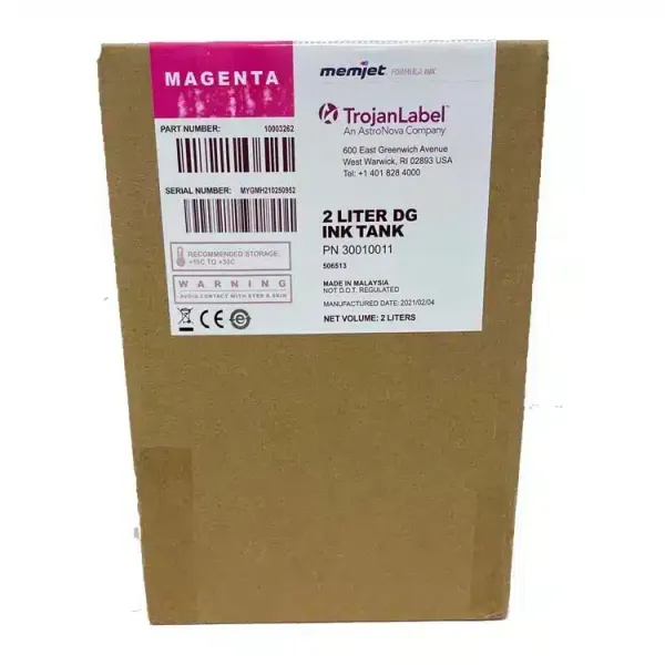 Trojan T2 / Trojan T2C / Trojan T3 Volume Press DGN VP Magenta Ink TrojanLabel INK-T2C-M-DGN-2L SKU: 30030007 1 Trojan T2 / Trojan T2C / Trojan T3 STD M Guthega Magenta Ink TrojanLabel INK-T2C-M-DG
