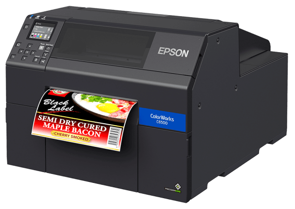 Epson ColorWorks CW-C6500A Gloss Color Inkjet Label Printer with Auto Cutter