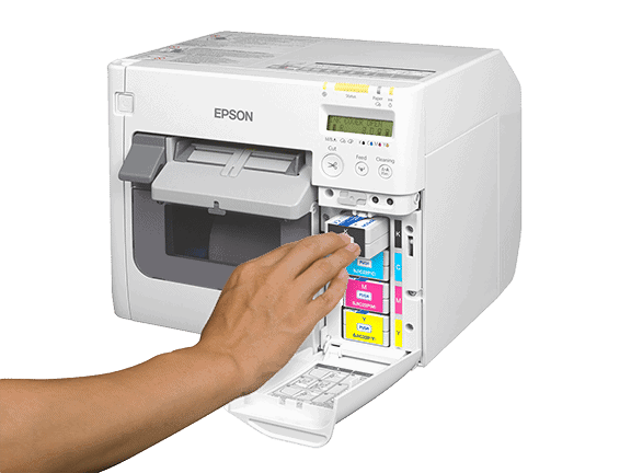 Epson ColorWorks C3500 Yellow Ink Cartridge SJIC22(Y) for Epson C3500 SKU: C33S020583 GTIN: 4988617161719 2 Epson ColorWorks C3500 Cyan Ink Cartridge