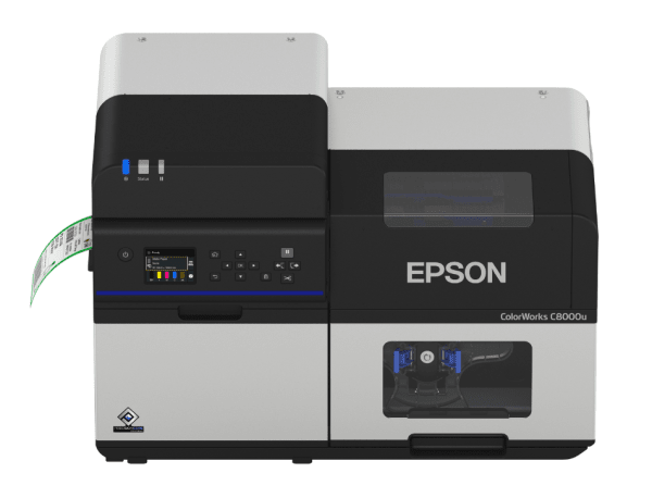 Epson ColorWorks C8000 Gloss Inkjet Color Label Printer SKU: C31CL02A9991 1 Epson C8000 Color Label Printer
