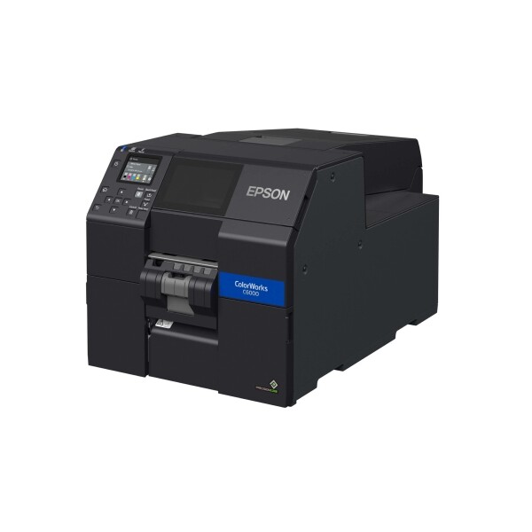 Epson Label Boost Bundle with ColorWorks CW-C6000P Matte Color Inkjet Label Printer with Auto Peel and Present SKU: C31CH76A9951 5 Epson C6000P Printer 1