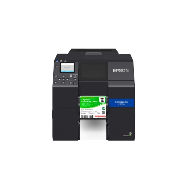 Epson Label Boost Bundle with ColorWorks CW-C6000P Matte Color Inkjet Label Printer with Auto Peel and Present SKU: C31CH76A9951 3 Epson C6000P Printer 2