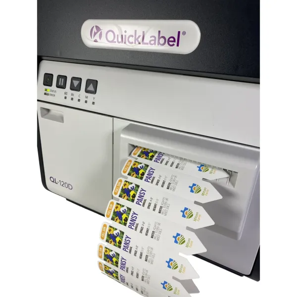 Quick Label QL-120D Inkjet Color Label Printer with 1 Year Warranty SKU: 42725600 4 QL 120D Printer 1