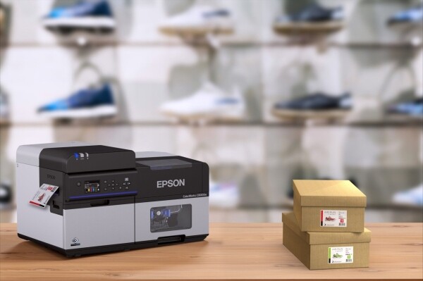 Starter Bundle Epson C8000 ColorWorks Inkjet Label Printer (Gloss) - Includes 1 Extra Ink Set, 1 Extra Maintenance Box and 1 Epson SITA Printer Replacement Warranty SKU: C31CL02A9991-EB 11 epson-colorworks-c8000-gloss-color-label-printer-c31cl02a9991-Lifestyle7