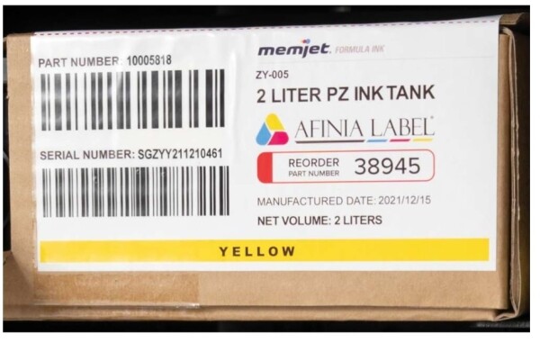 Afinia X350 2 Liter Ink (Yellow)