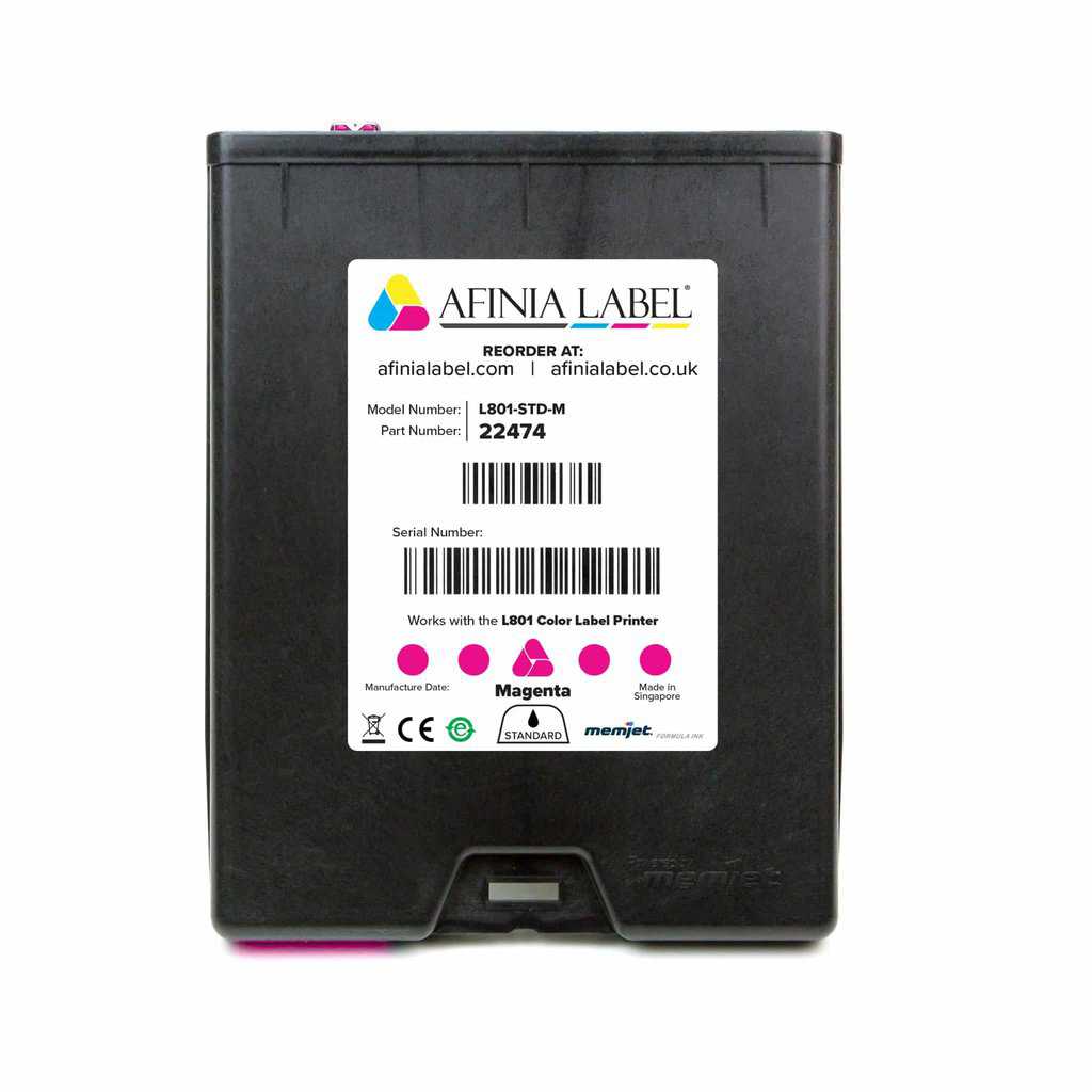 Afinia L801 Magenta Ink Cartridge Standard SKU: 22474 1 Afinia Label L801 STD M 22474 | Tcs Digital Solutions