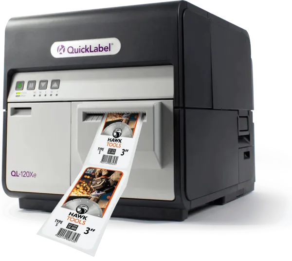 Quick Label QL-120Xe Inkjet Color Label Printer with 1 Year Warranty SKU: 42725300 3 QL-120Xe Printer 2