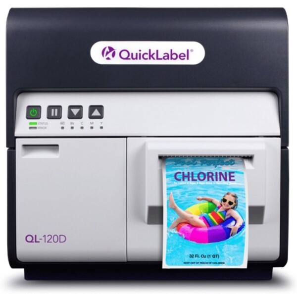 Quick Label QL-120D Inkjet Color Label Printer with 1 Year Warranty SKU: 42725600 1 QuickLabel QL-120D Label Printer Main Image
